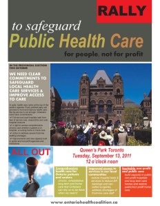 Health Care Rally Poster