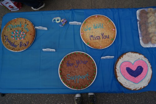 Cookies made for the occasion. Cookies made for the occasion.