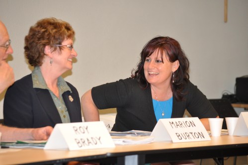 OPSEU's Marion Burton and Sara Labelle OPSEU's Marion Burton and Sara Labelle